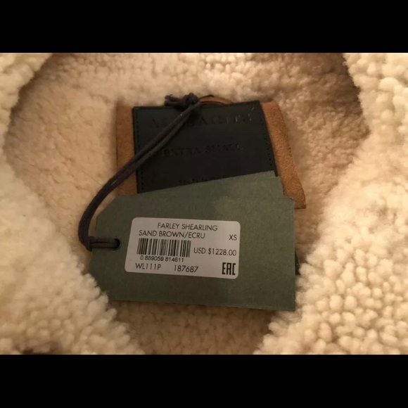 All Saints Farley Shearling Jacket - Picture 8 of 8